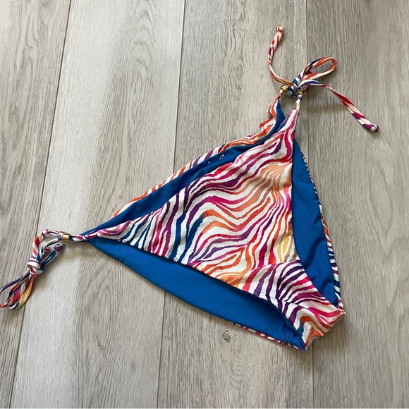 Calzedonia Cobey Bottoms zebra print womens multicolor (xsmall) swim colorful - Picture 1 of 4